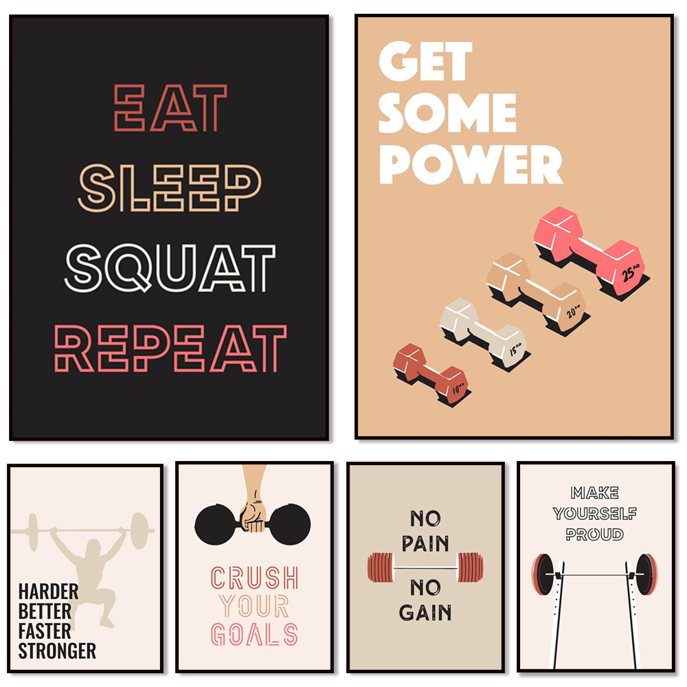 Home Gym York - Arte da parete per palestra di