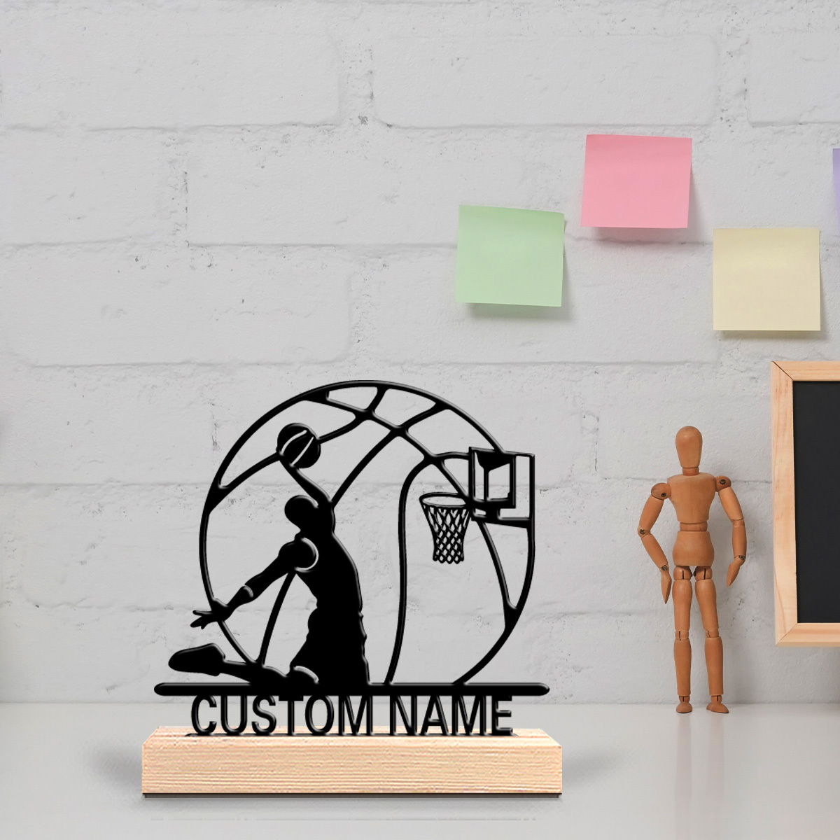 Home Gym Names - Statua in Metallo Personalizzata di Giocatore