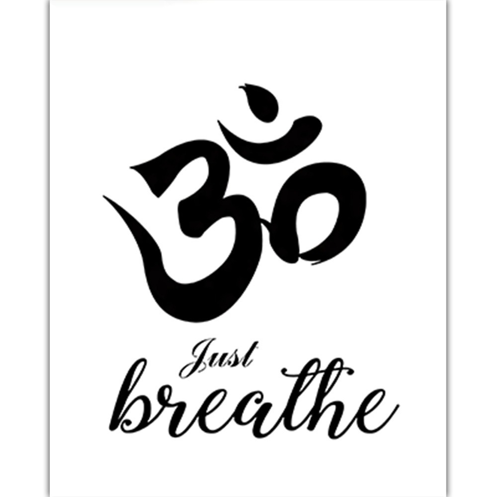 Home Gym York - Yoga Art Canvas Painting Poster Mano