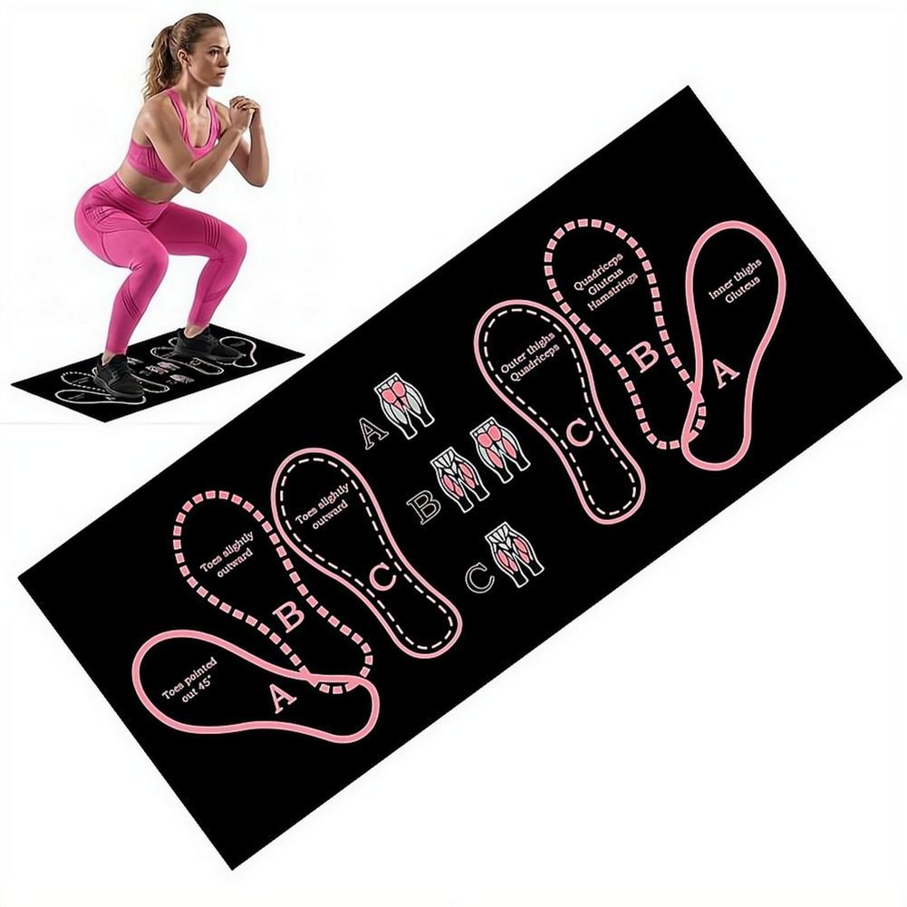 Home Zone Gym - Tappetino per Allenamento Squat Antiscivolo con