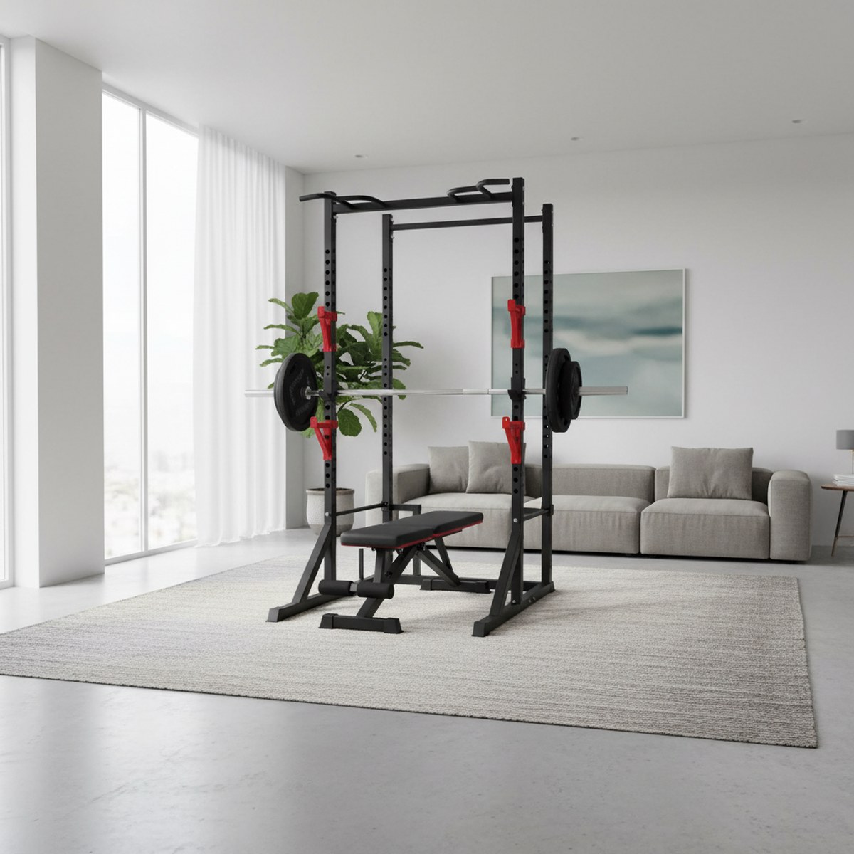 Power Rack Regolabile con Barr - Home Gym Power Rack recensione e prezzo