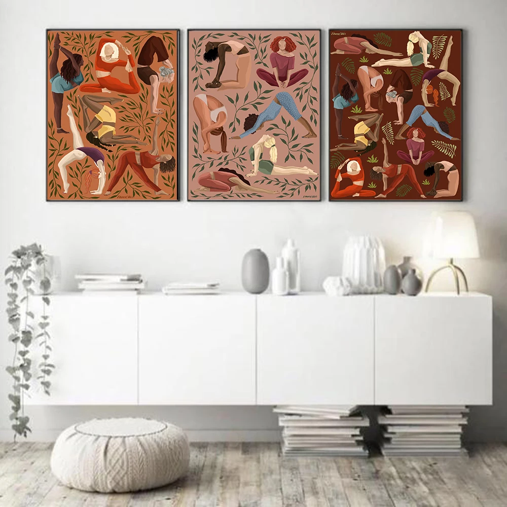 Vintage Yoga Moves Poster Stam - Home Gym York recensione e prezzo