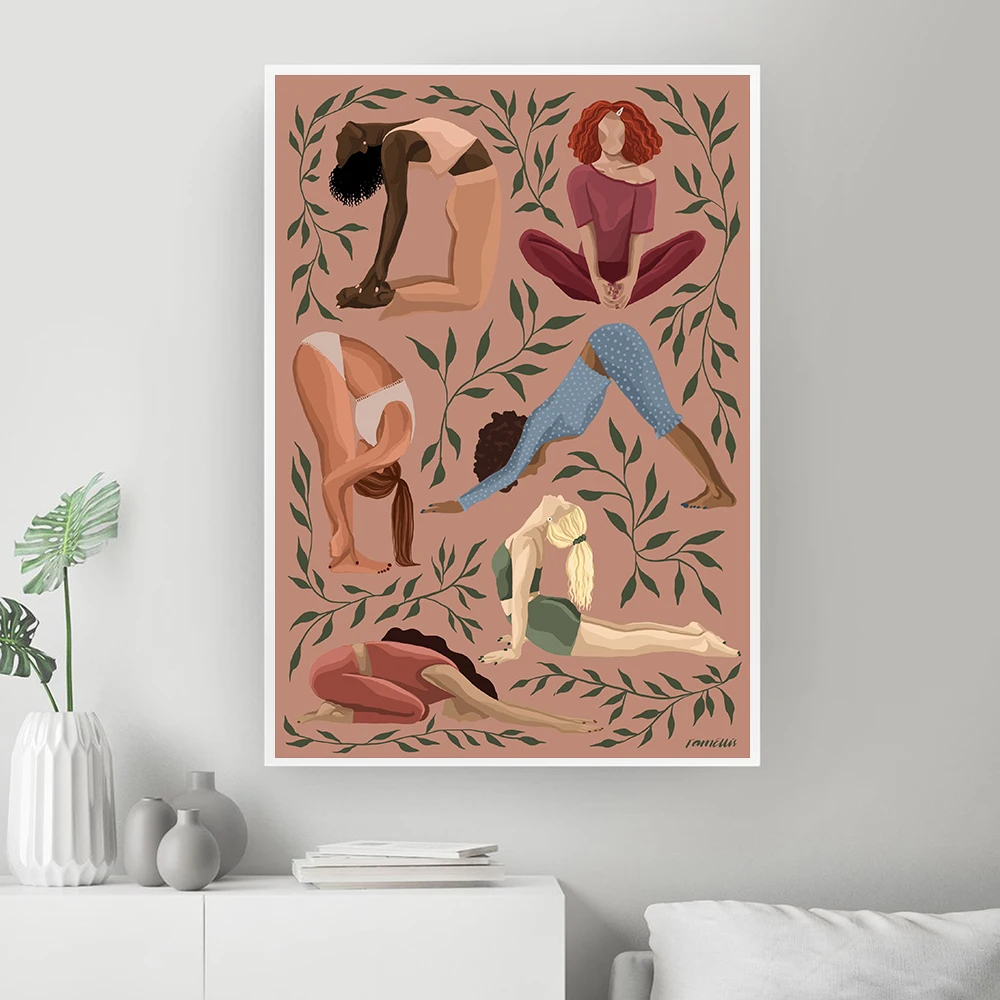 Vintage Yoga Moves Poster Stam - Home Gym York recensione e prezzo