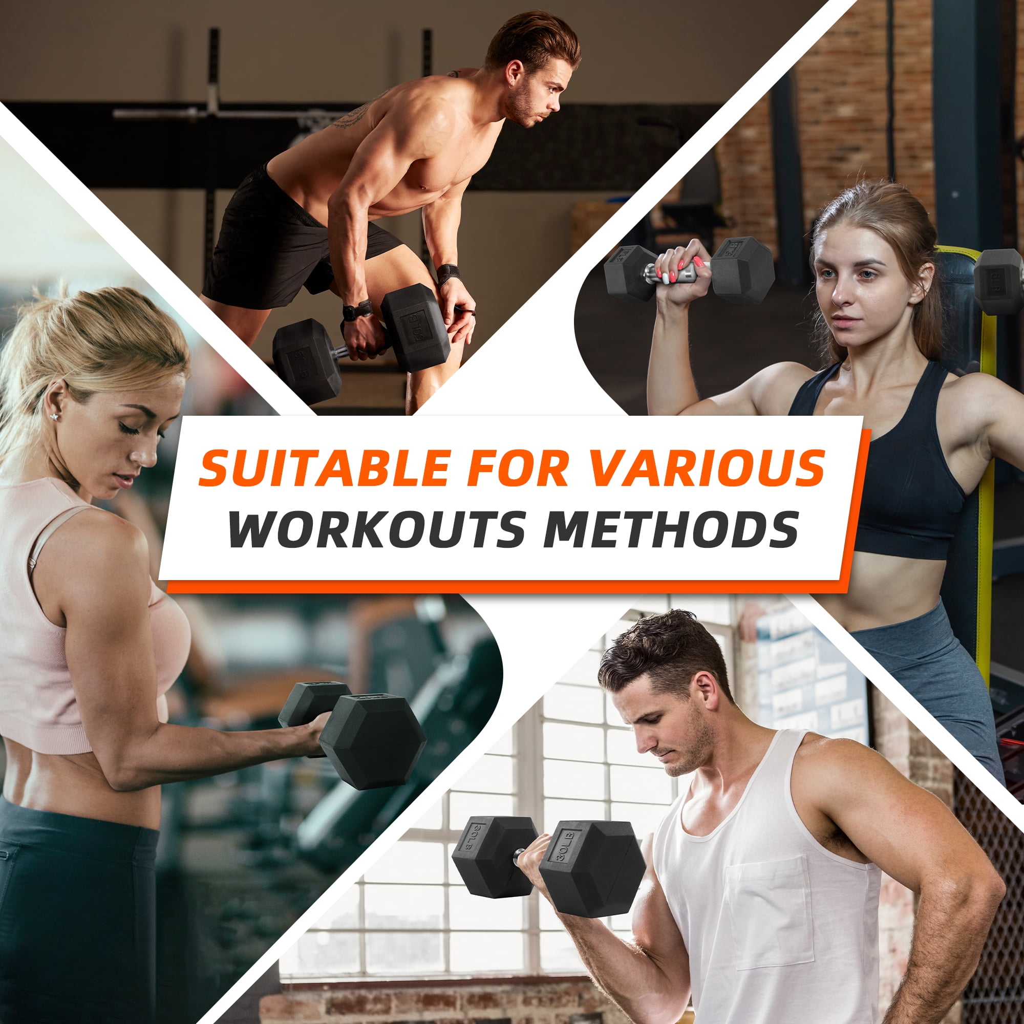 Manubri Esagonali Rivestiti in - Home Gym Hack recensione e prezzo