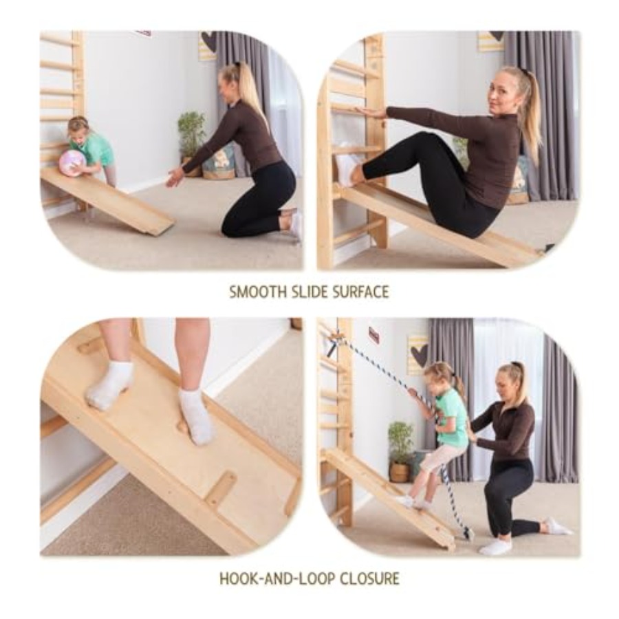 Spalliera svedese in legno mas - Gymnastic Rings Wooden recensione e prezzo