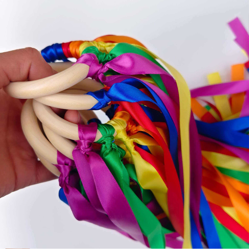 Aste per Aquiloni Arcobaleno M - Gymnastic Rings Wooden recensione e prezzo