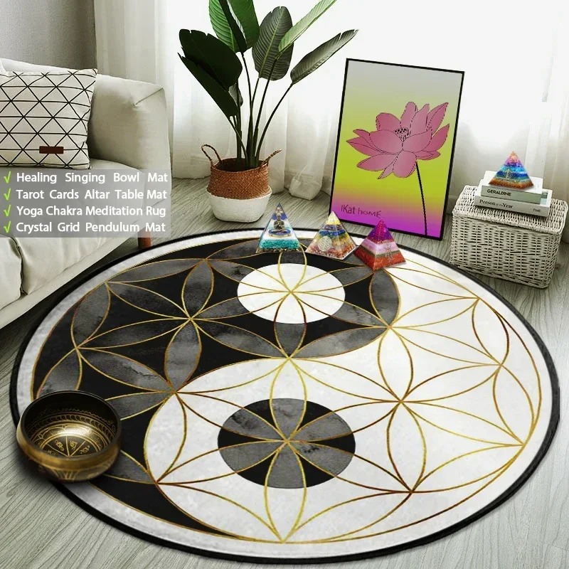 Yin Yang Taiji Tappeto rotondo - Home Gym Hack recensione e prezzo