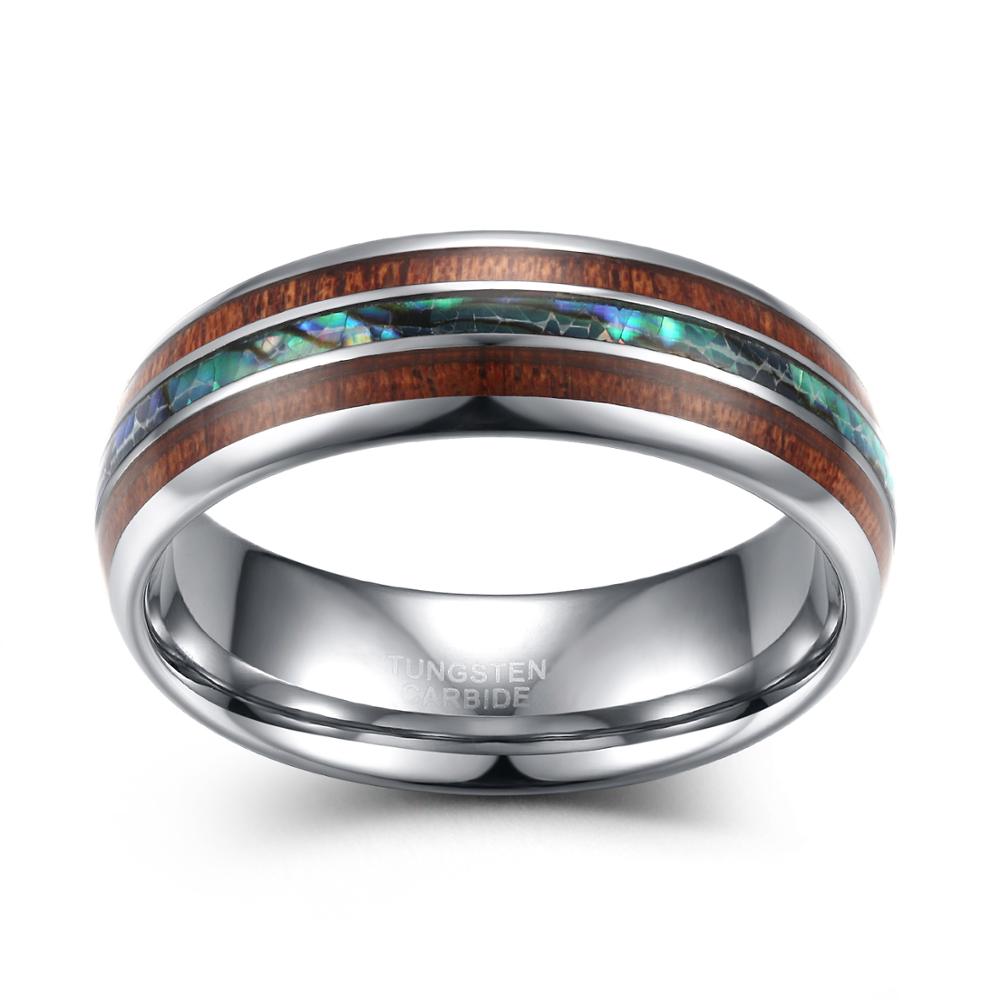 TIGRADE 8mm Carburo di Tungste - Gymnastic Rings Wooden recensione e prezzo