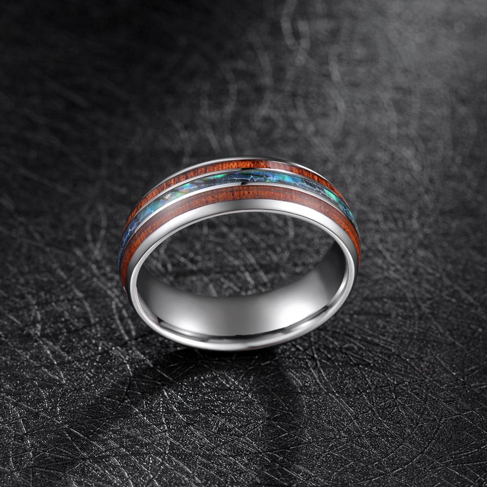 TIGRADE 8mm Carburo di Tungste - Gymnastic Rings Wooden recensione e prezzo