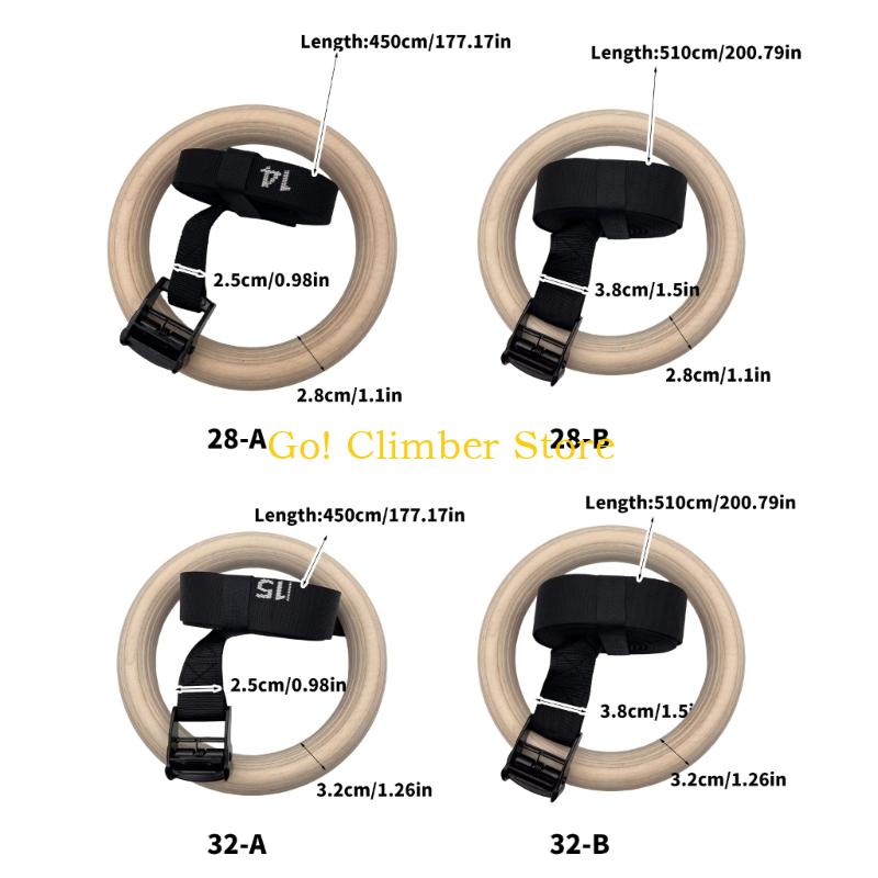 Q84C Anelli da ginnastica rego - Gymnastic Rings Wooden recensione e prezzo