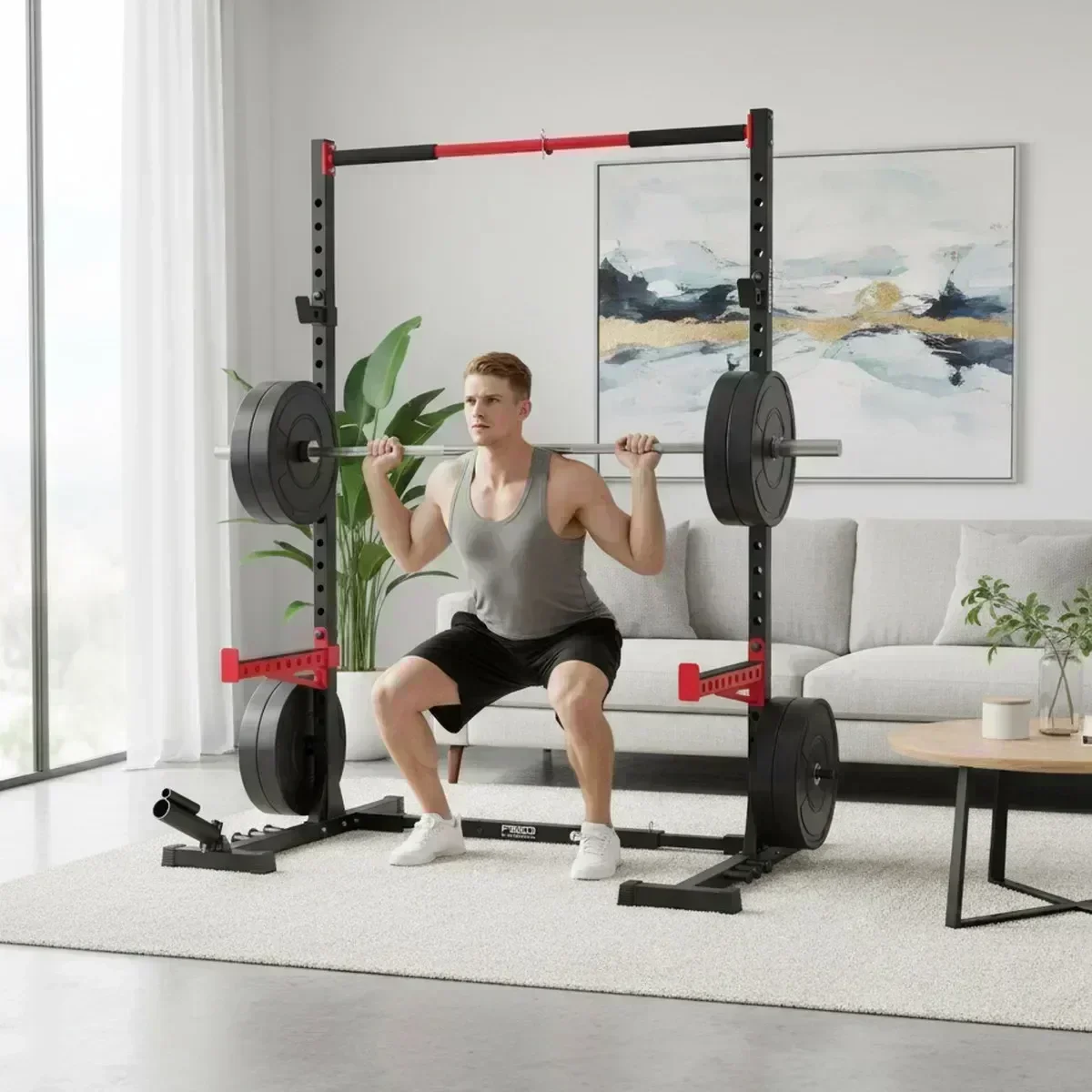 Rack Regolabile per Squat da C - Home Gym Power Rack recensione e prezzo