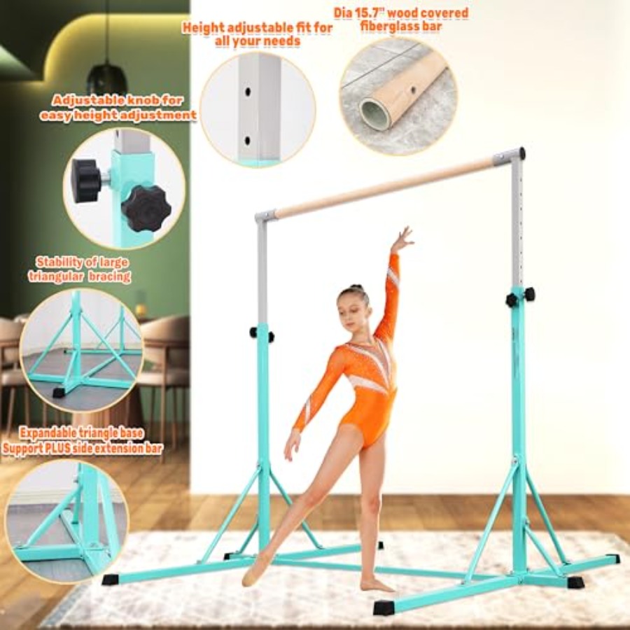 Barra da ginnastica per allena - Gymnastic Rings Wooden recensione e prezzo