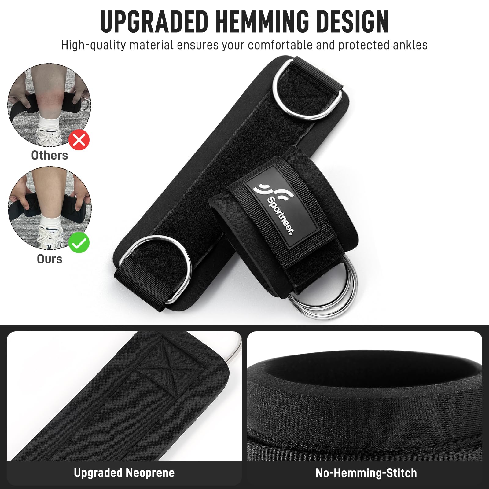 Sportneer Cinturini alla cavig - Home Gym Hack recensione e prezzo