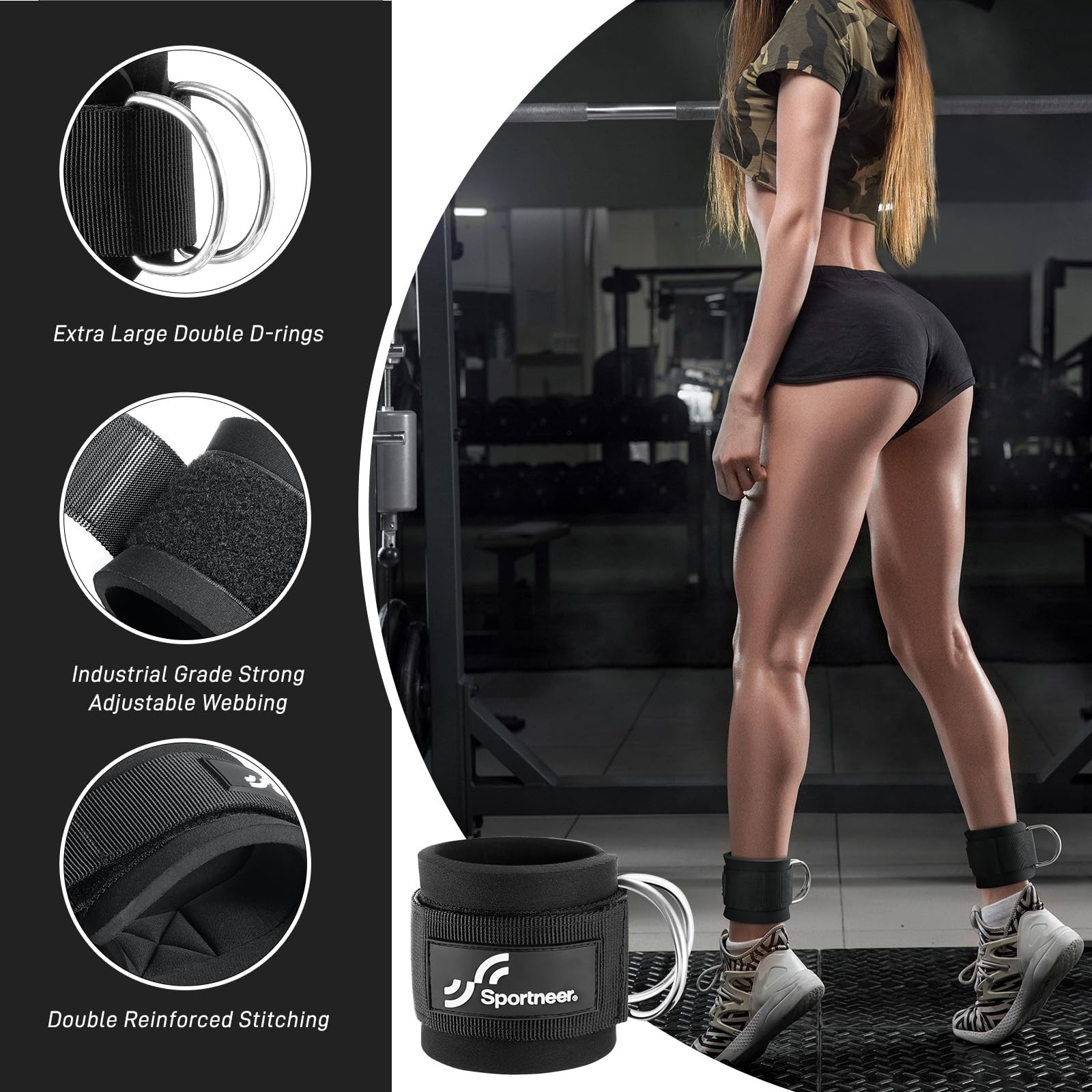 Sportneer Cinturini alla cavig - Home Gym Hack recensione e prezzo