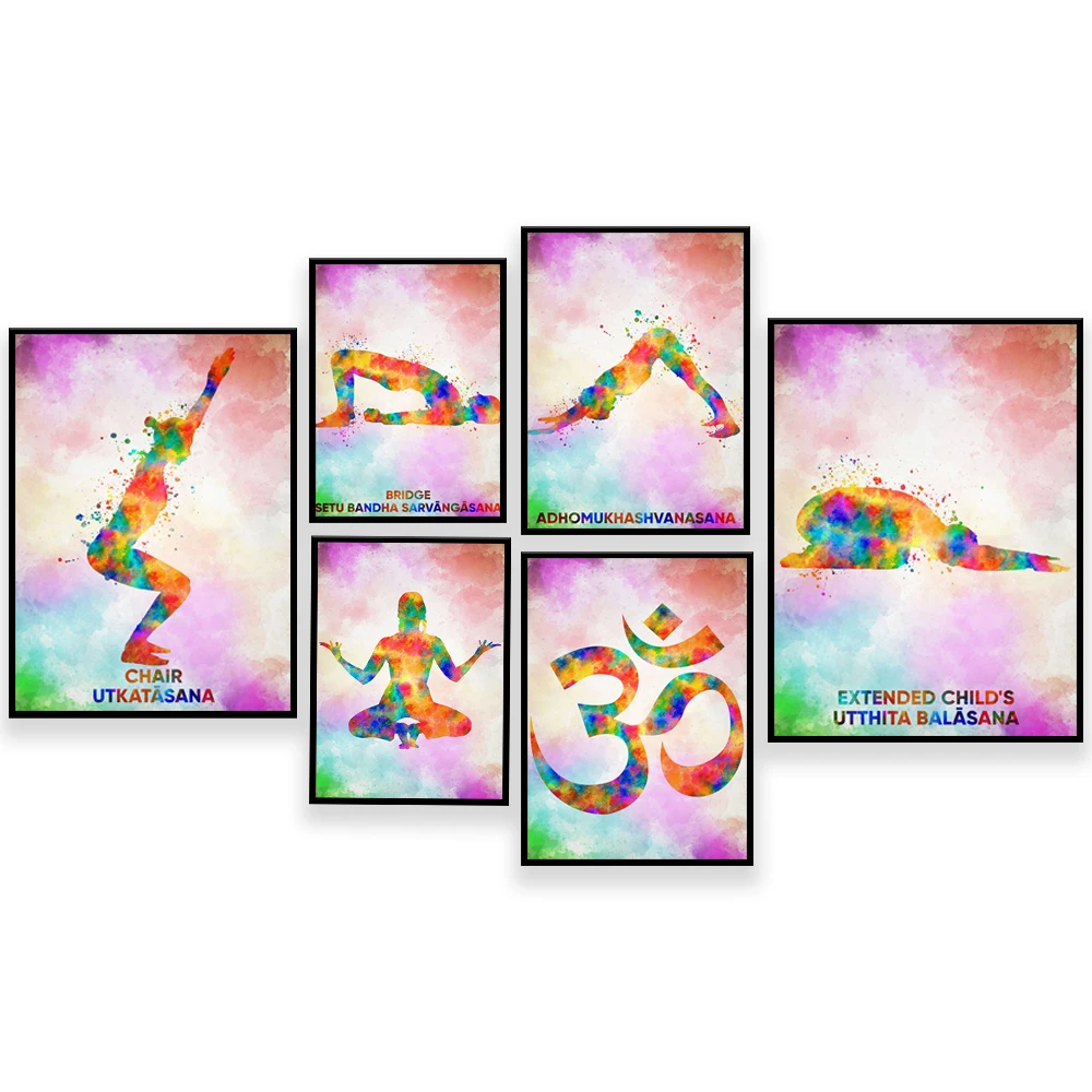 Yoga Ashtanga Pose Poster Alle - Home Gym York recensione e prezzo