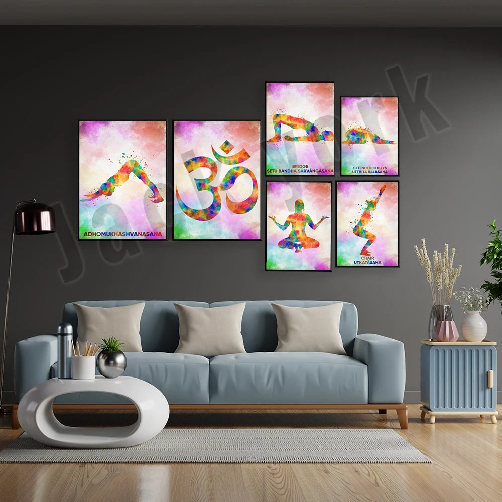 Yoga Ashtanga Pose Poster Alle - Home Gym York recensione e prezzo