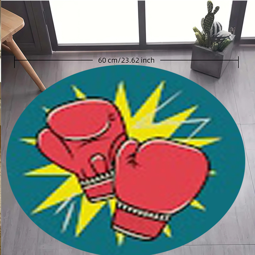 Tappeto Rotondo con Guantoni d - Home Zone Gym recensione e prezzo