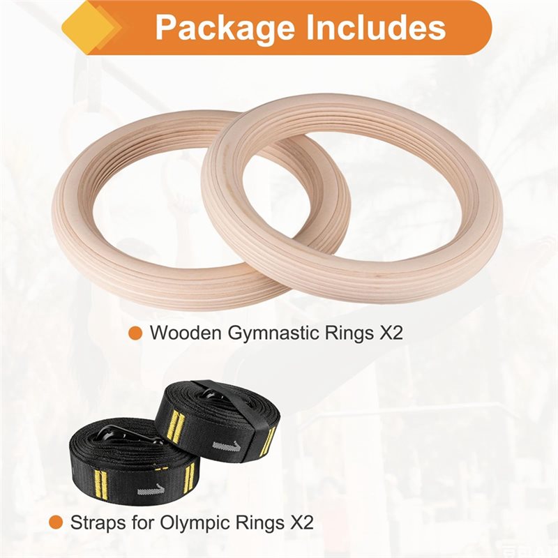Anelli da Ginnastica in Legno  - Gymnastic Rings Wooden recensione e prezzo