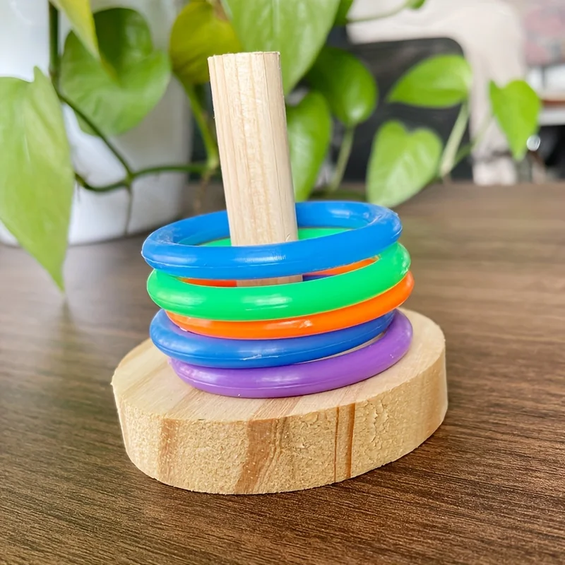 Giocattolo interattivo in legn - Gymnastic Rings Wooden recensione e prezzo