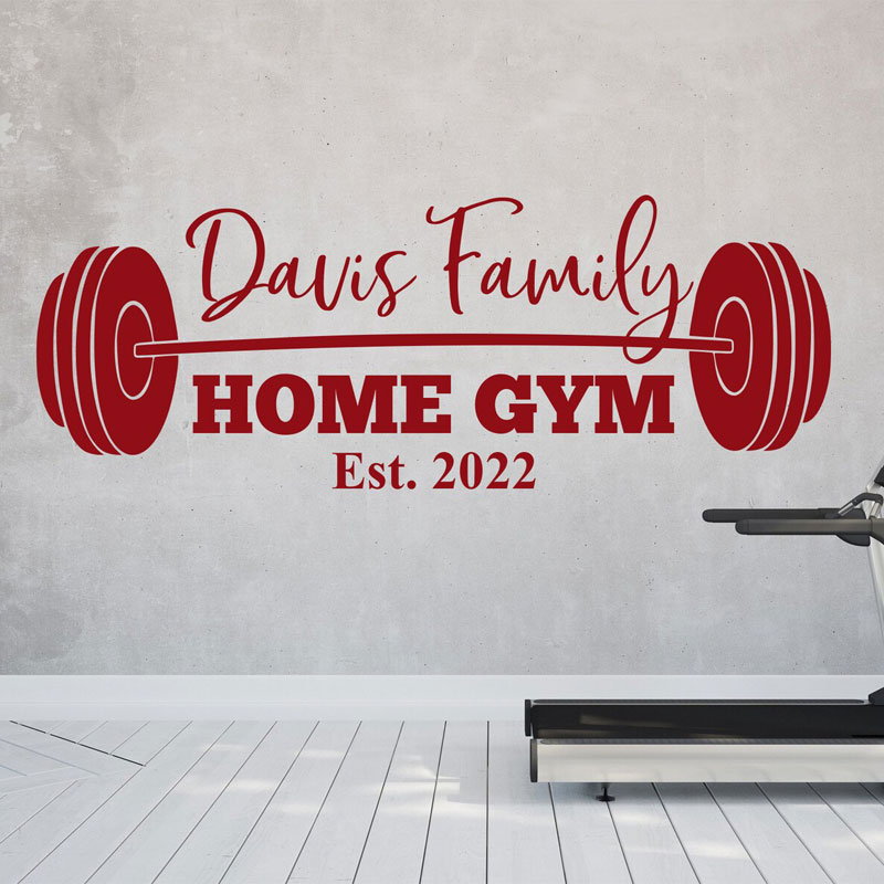 Adesivo Murale Personalizzato  - Home Gym Names recensione e prezzo
