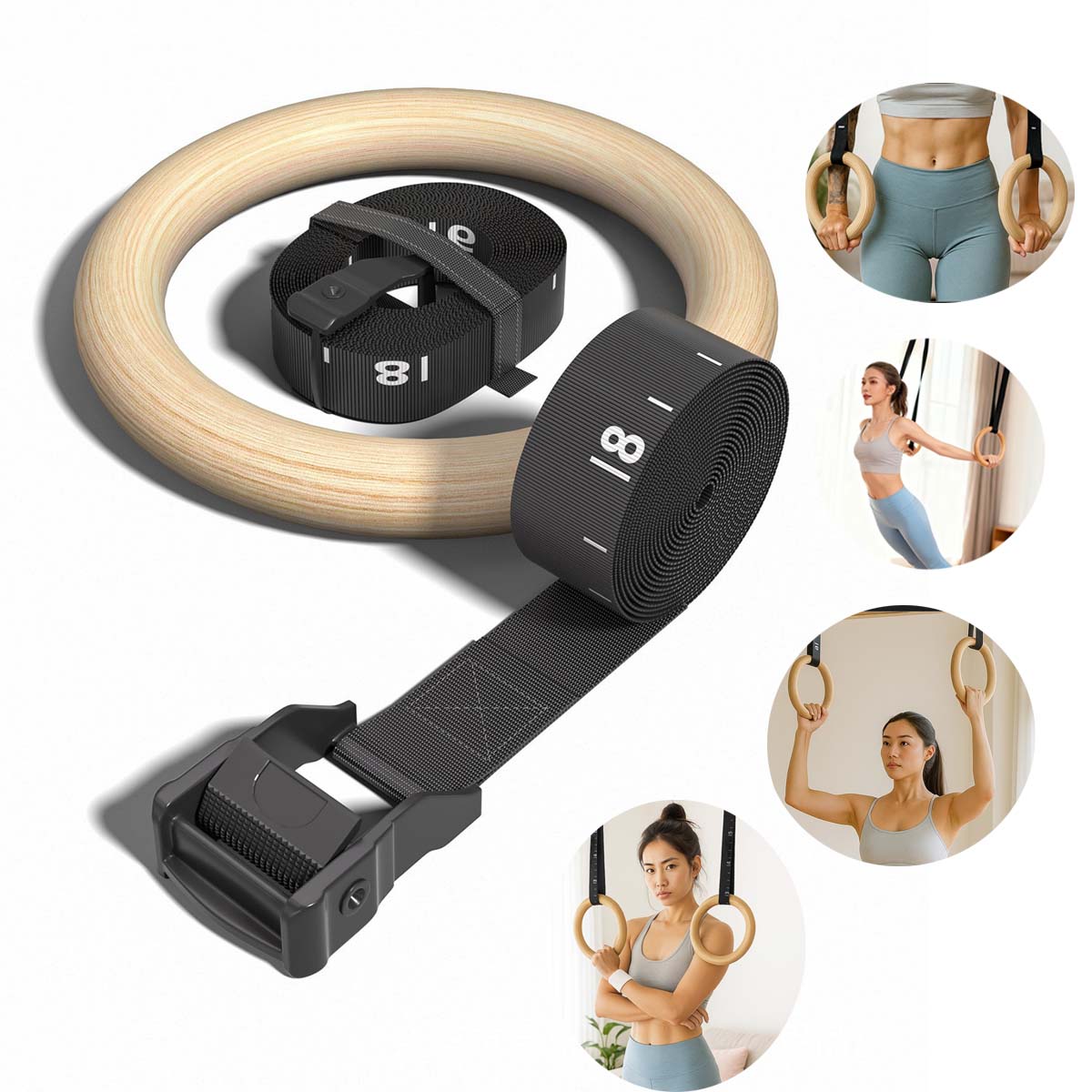 Anelli per ginnastica in legno - Gymnastic Rings Wooden recensione e prezzo